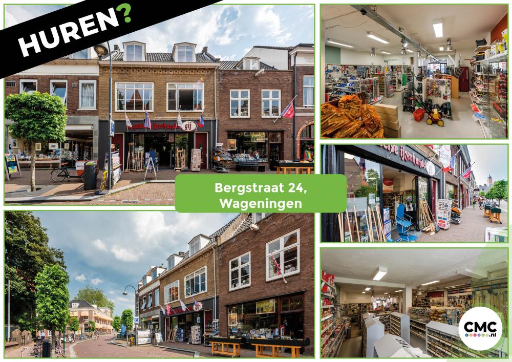 HUREN? Bergstraat 24 Wageningen - CMC Bedrijfsmakelaars