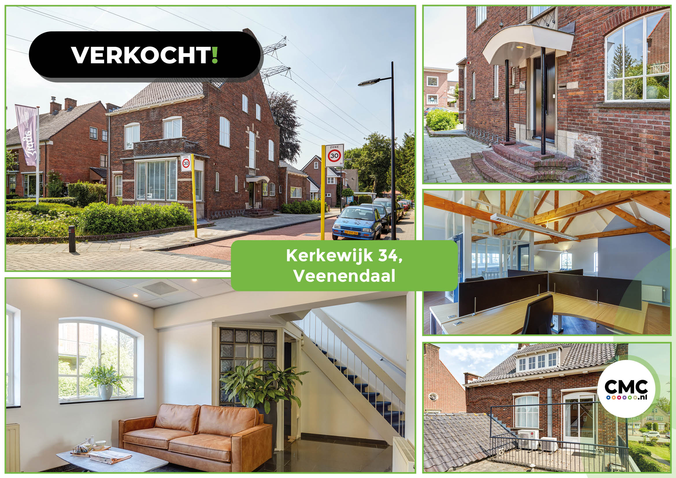 Nieuwe deal! Kantoorvilla Kerkewijk 34, Veenendaal verkocht!