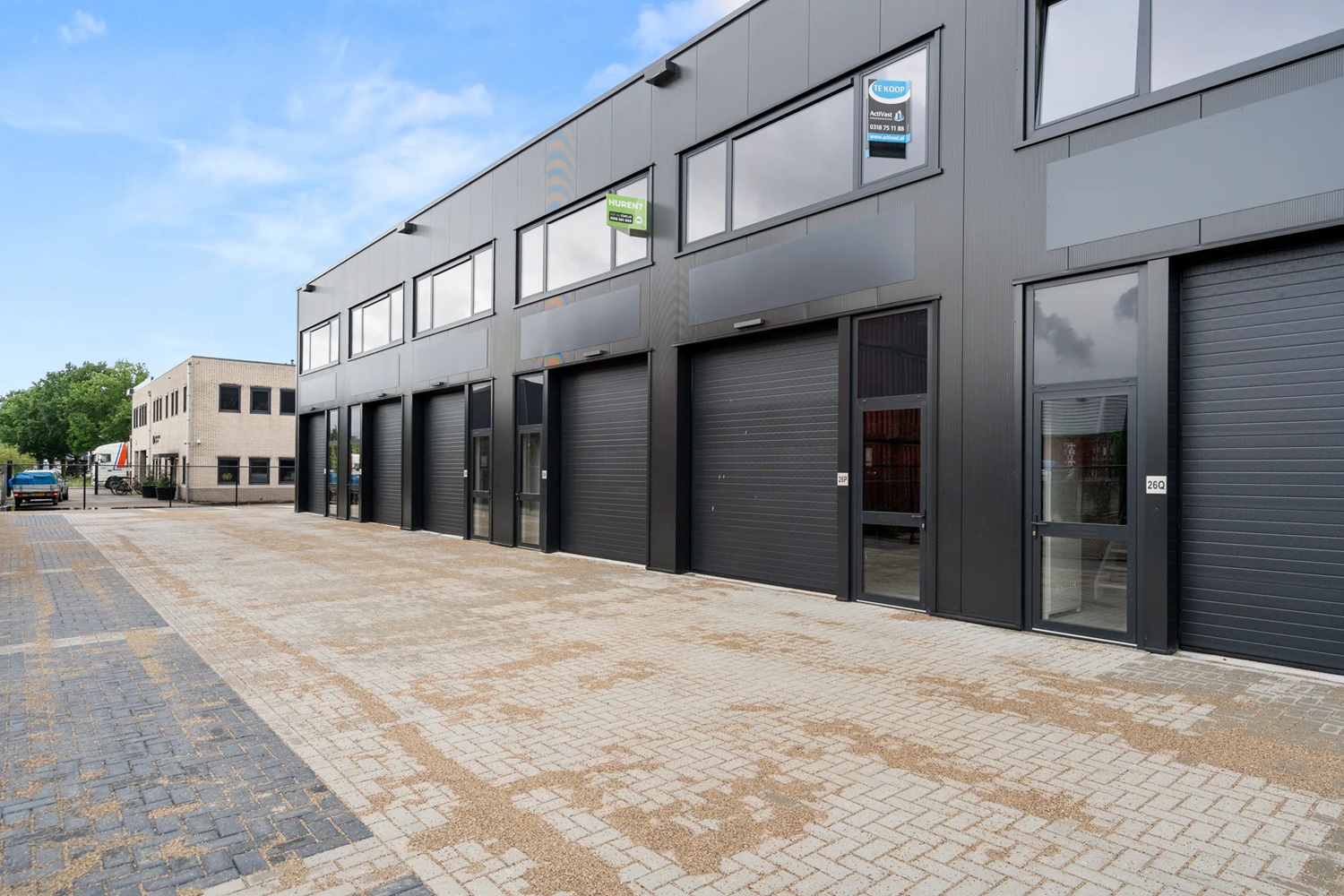 Nieuwbouw bedrijfsunit in Ede