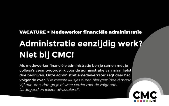 Vacature CMC Financiele administratie